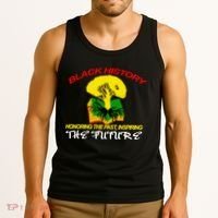 Black History Honoring The Past Inspiring The Future Tank Top thumb 3