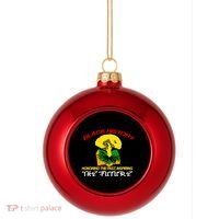 Black History Honoring The Past Inspiring The Future Plastic Christmas Ball Ornament thumb 0
