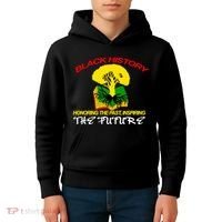 Black History Honoring The Past Inspiring The Future Kids Hoodie thumb 4