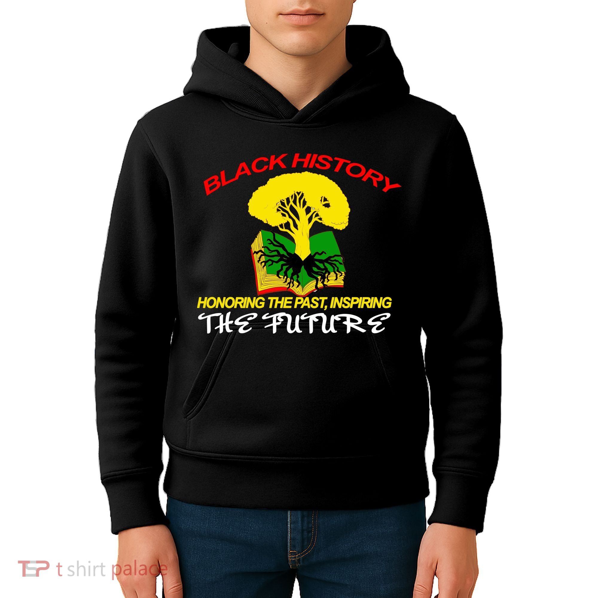 Black History Honoring The Past Inspiring The Future Kids Hoodie