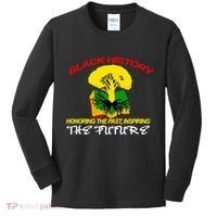 Black History Honoring The Past Inspiring The Future Kids Long Sleeve Shirt thumb 0