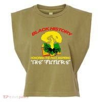 Black History Honoring The Past Inspiring The Future Garment-Dyed Women's Muscle Tee thumb 0