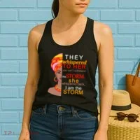 Black History I Am The Storm  Women's Tank Top thumb 2