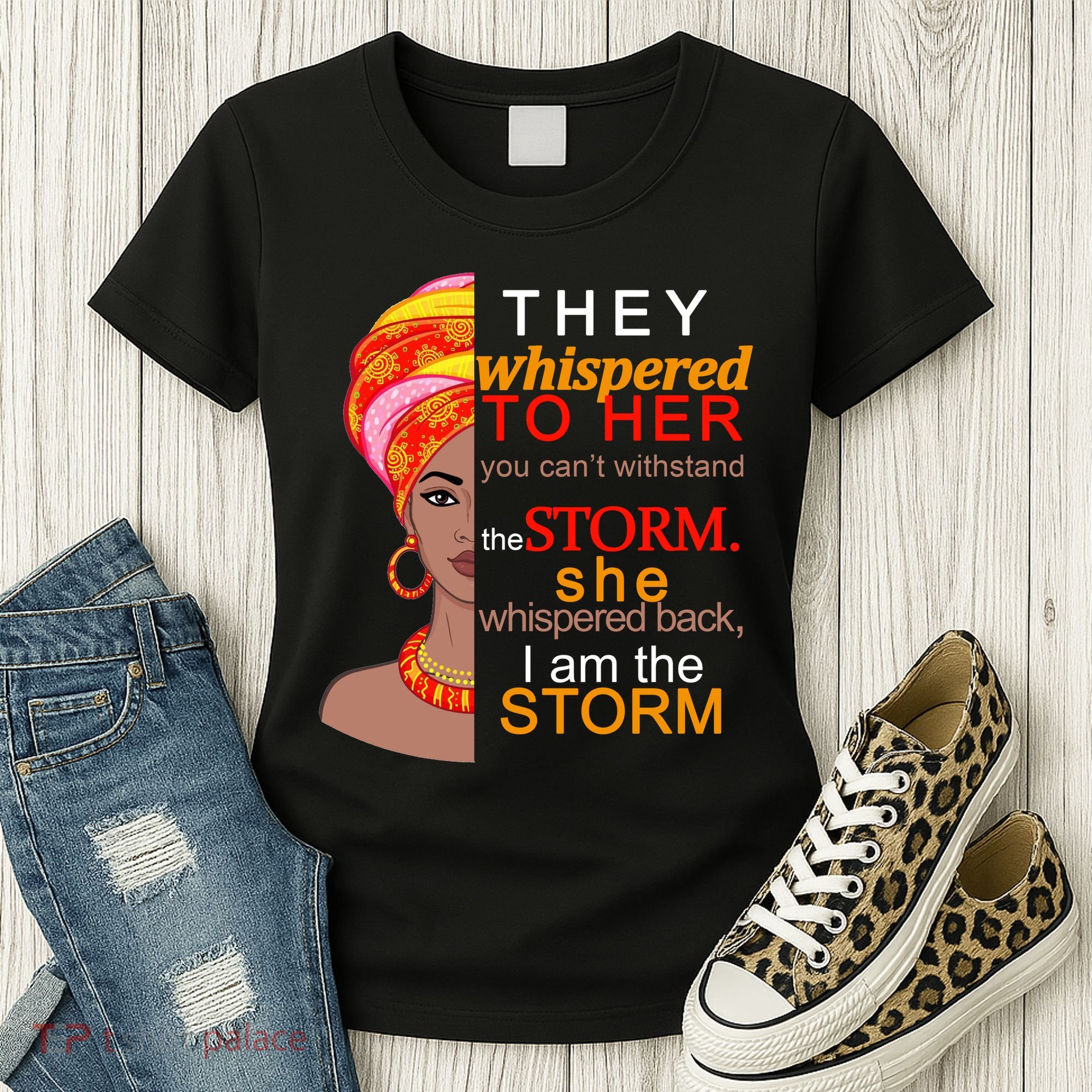 Black History I Am The Storm  Women's T-Shirt