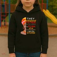Black History I Am The Storm  Kids Hoodie thumb 3