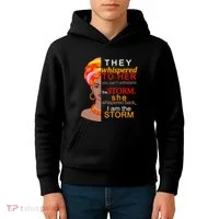 Black History I Am The Storm  Kids Hoodie thumb 4