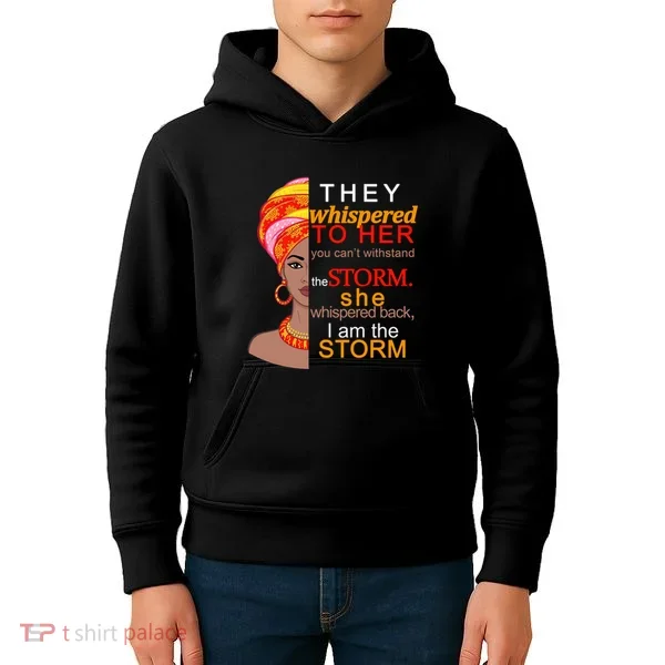 Black History I Am The Storm  Kids Hoodie