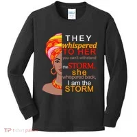 Black History I Am The Storm  Kids Long Sleeve Shirt thumb 0