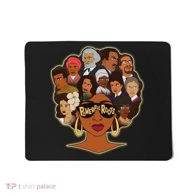 Black History I Love My Powerful Roots Mousepad