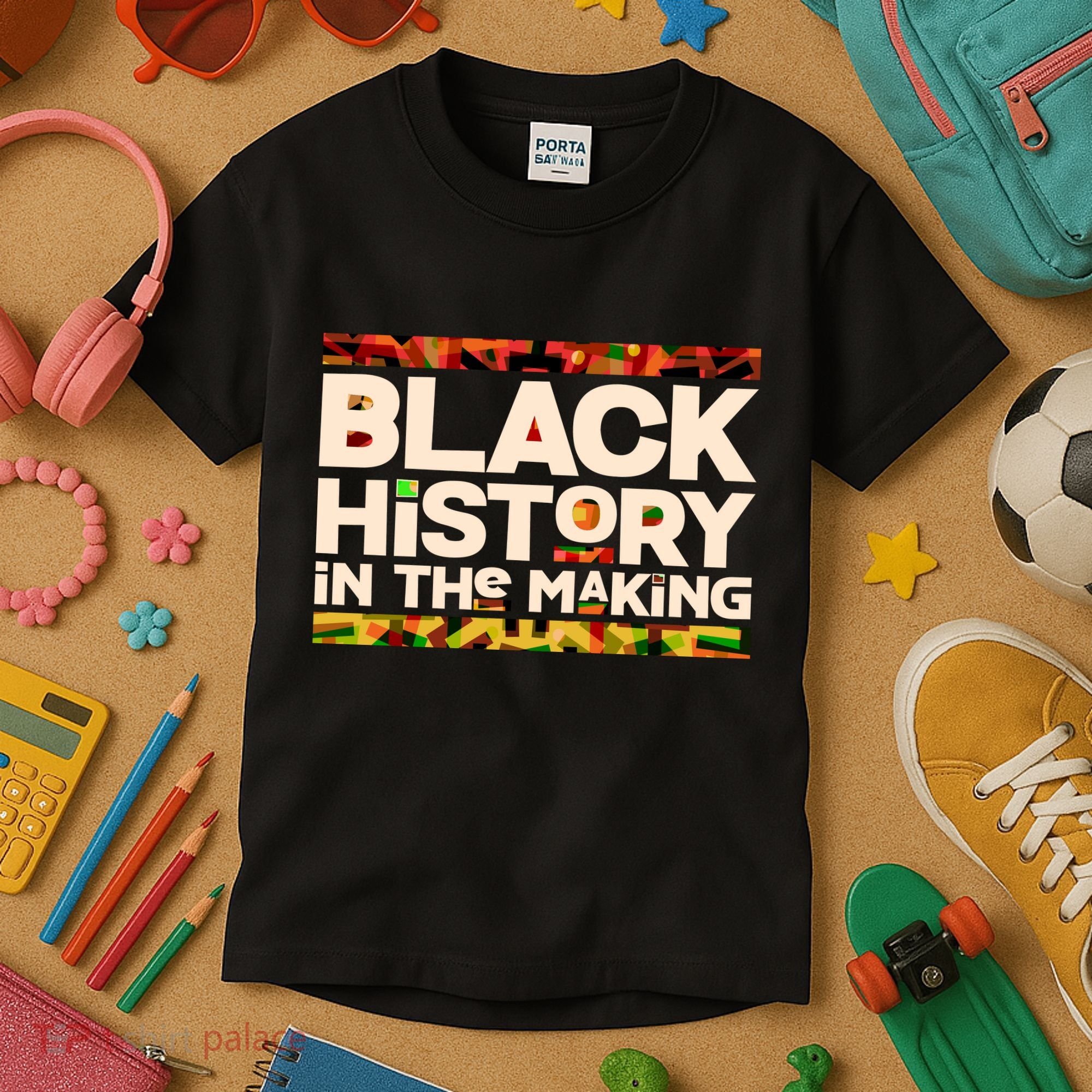Black History In The Making Kids T-Shirt