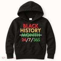 Black History Is 24/7/365 More Than A Month Kids Hoodie thumb 0