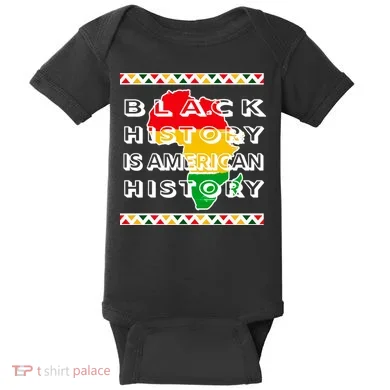 Black History Is American History Baby Bodysuit