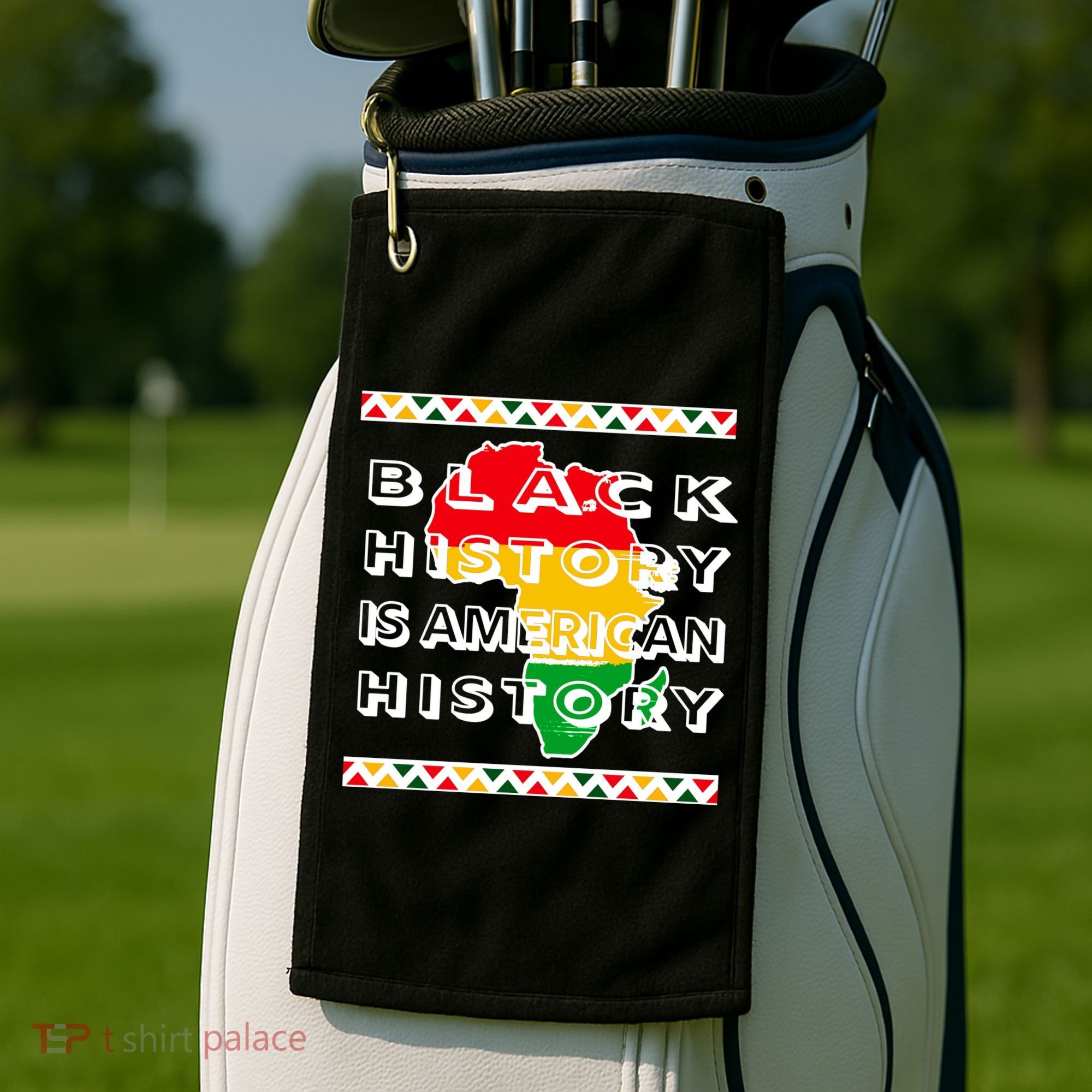Black History Is American History Golf Towel