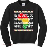 Black History Is American History Kids Sweatshirt thumb 0