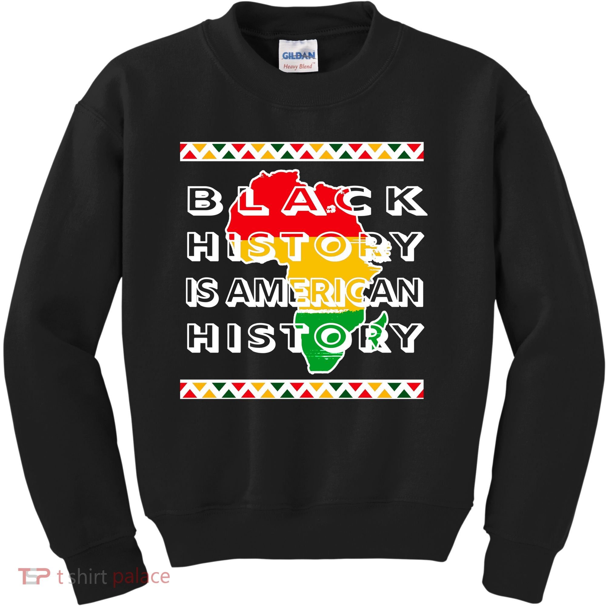 Black History Is American History Kids Sweatshirt