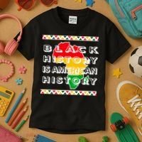 Black History Is American History Kids T-Shirt thumb 3