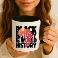 Black History Is World History Coffee Mug thumb 3