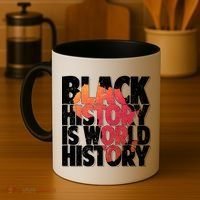 Black History Is World History Coffee Mug thumb 4