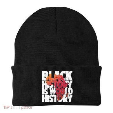 Black History Is World History Beanie