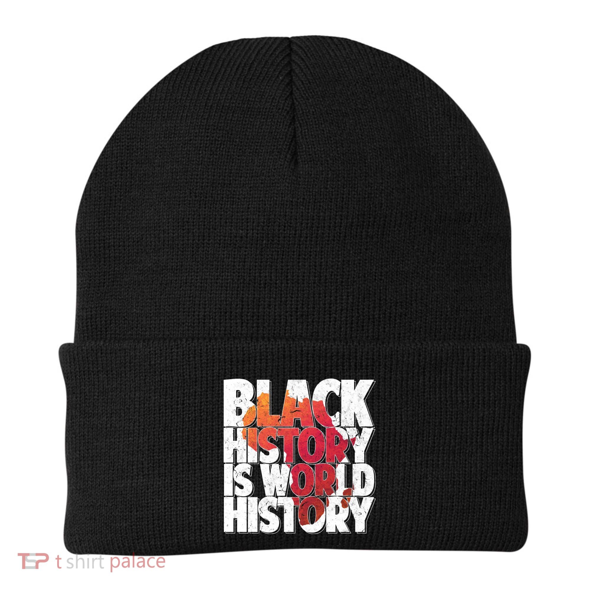 Black History Is World History Beanie