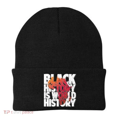 Black History Is World History Beanie