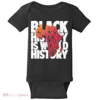 Black History Is World History Baby Bodysuit thumb 0