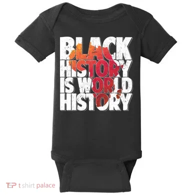 Black History Is World History Baby Bodysuit