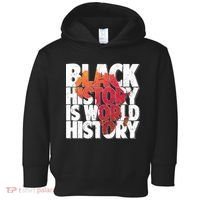 Black History Is World History Toddler Hoodie thumb 0