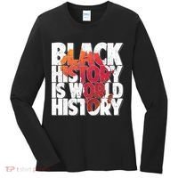 Black History Is World History Women's Long Sleeve Shirt thumb 0