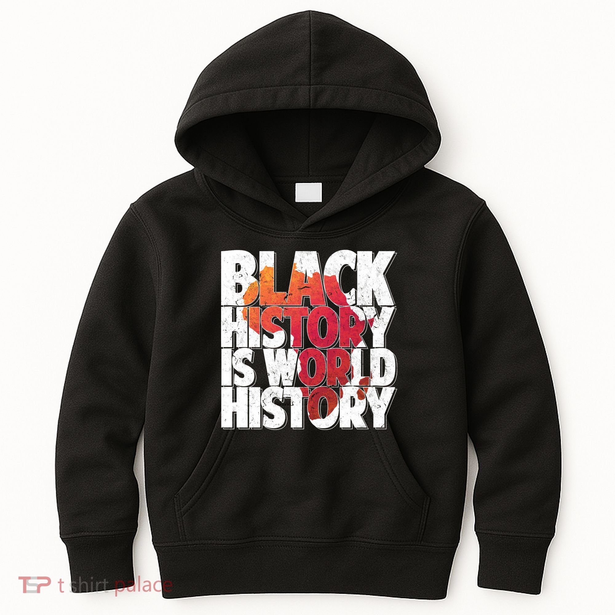 Black History Is World History Kids Hoodie
