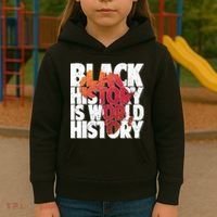 Black History Is World History Kids Hoodie thumb 3