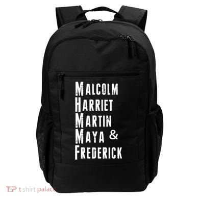 Black History Malcolm Harriet Martin Maya & Frederick  Backpack