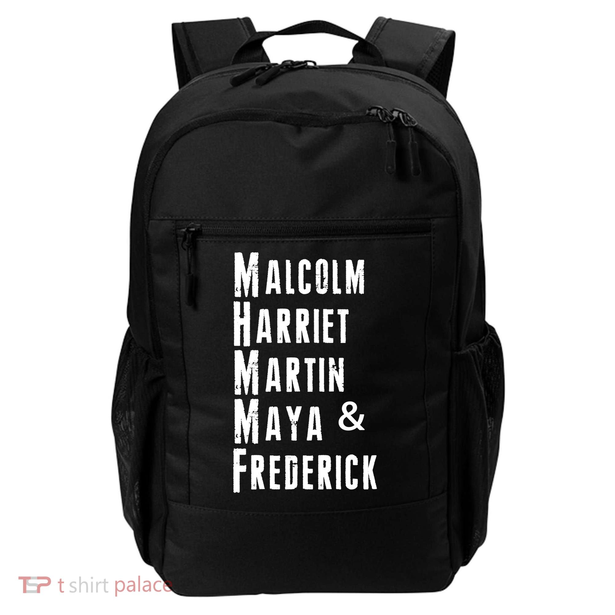 Black History Malcolm Harriet Martin Maya & Frederick  Backpack