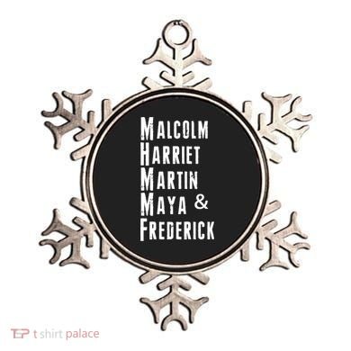 Black History Malcolm Harriet Martin Maya & Frederick  Ornament