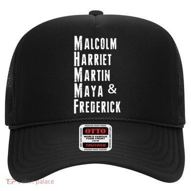 Black History Malcolm Harriet Martin Maya & Frederick  Hat