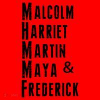 Black History Malcolm Harriet Martin Maya & Frederick  Santa Hat thumb 1