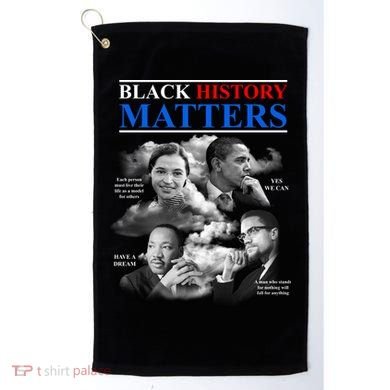 Black History Matters Golf Towel