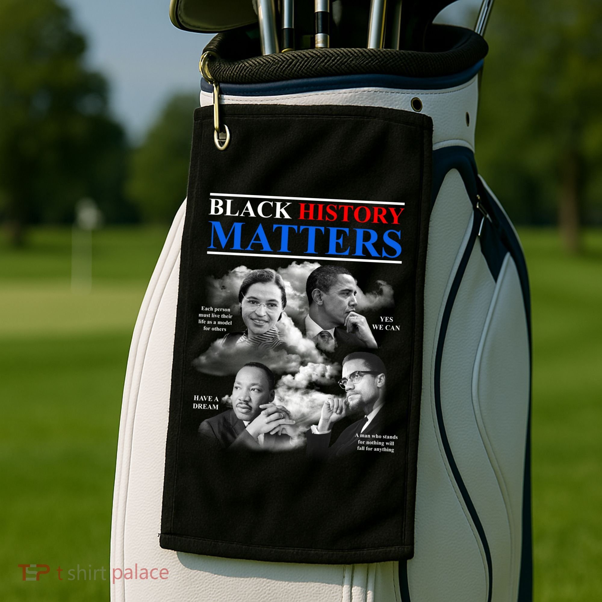 Black History Matters Golf Towel