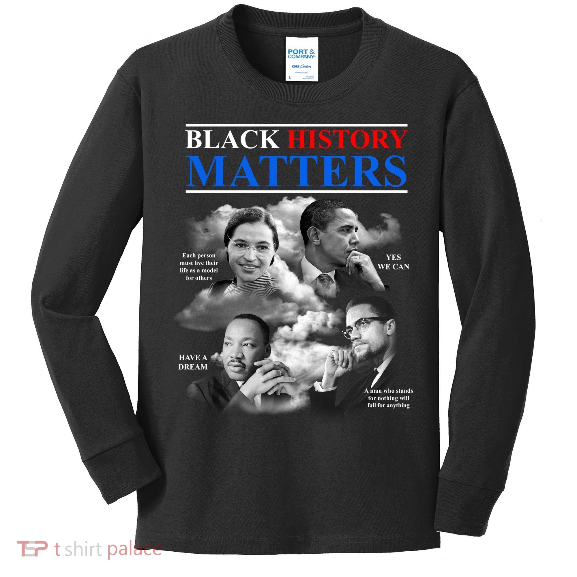 Black History Matters Kids Long Sleeve Shirt