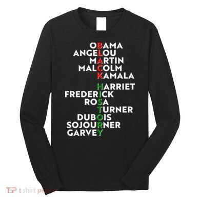Black History Month 2021 Black History Makers Long Sleeve Shirt