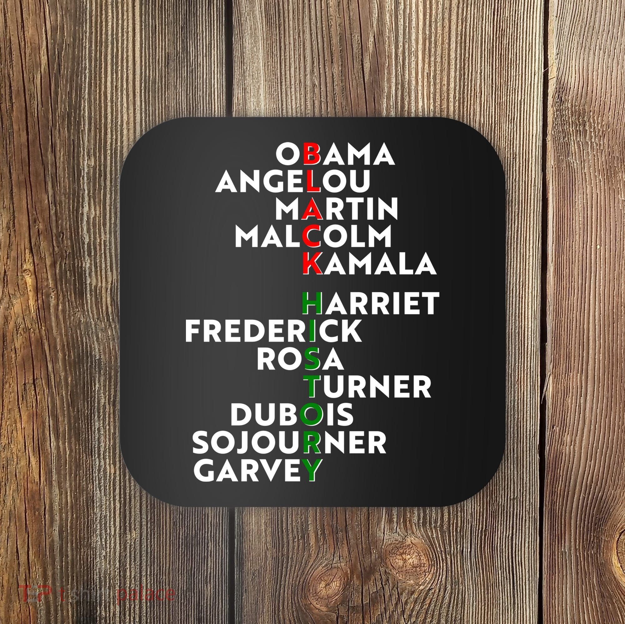Black History Month 2021 Black History Makers Coaster