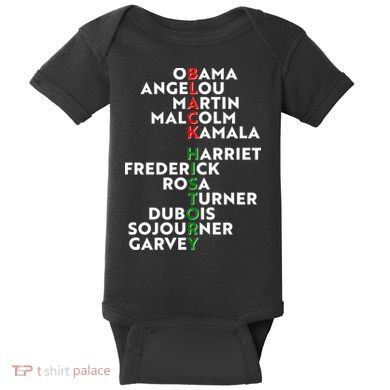 Black History Month 2021 Black History Makers Baby Bodysuit