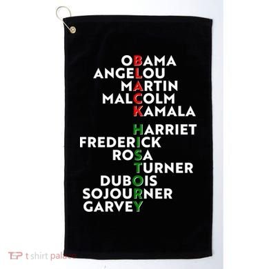 Black History Month 2021 Black History Makers Golf Towel