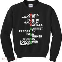 Black History Month 2021 Black History Makers Kids Sweatshirt thumb 0
