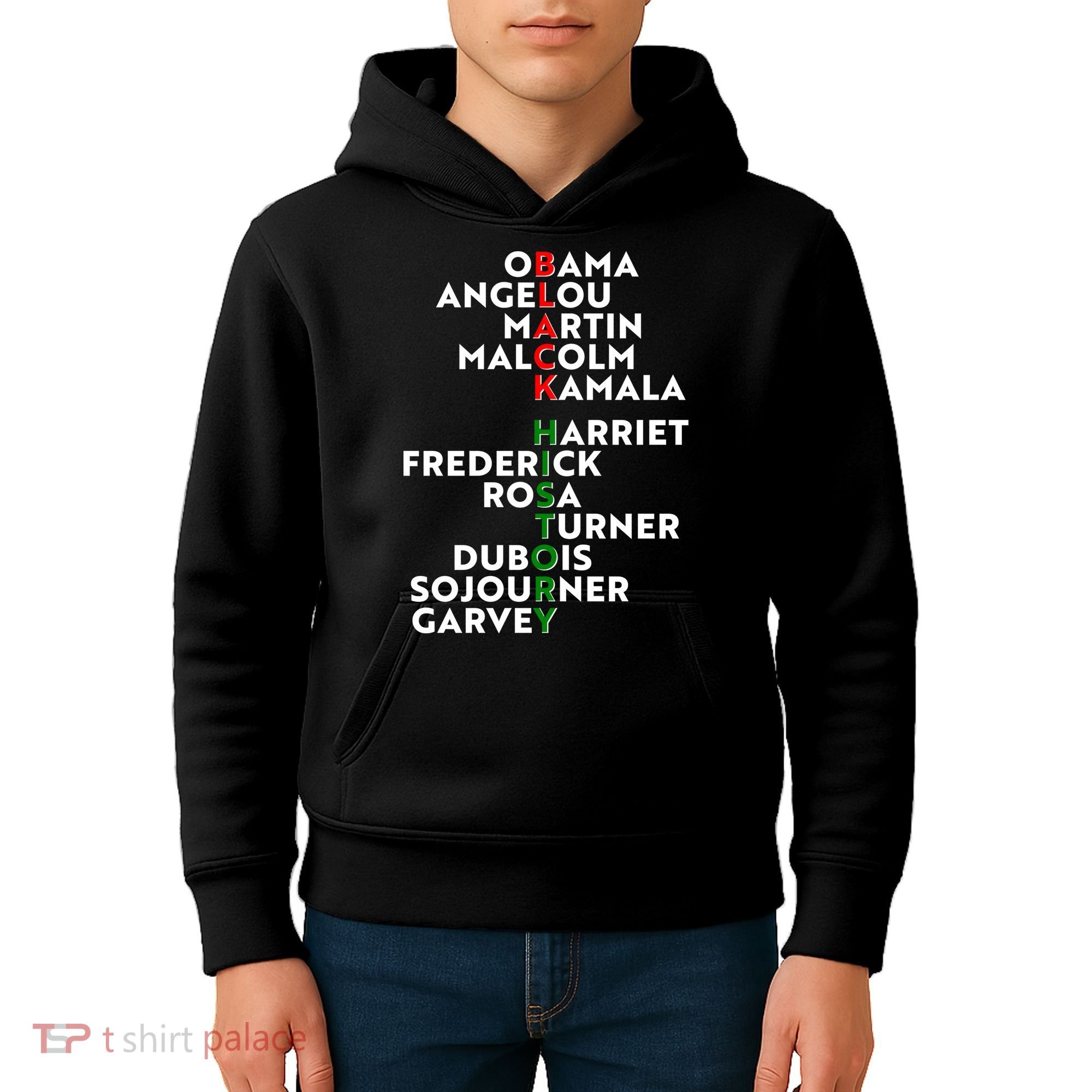 Black History Month 2021 Black History Makers Kids Hoodie