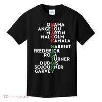 Black History Month 2021 Black History Makers Kids T-Shirt thumb 0