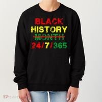 Black History Month 24/7/365 African Melanin Women's Sweatshirt thumb 0