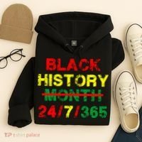Black History Month 24/7/365 African Melanin Hoodie thumb 4
