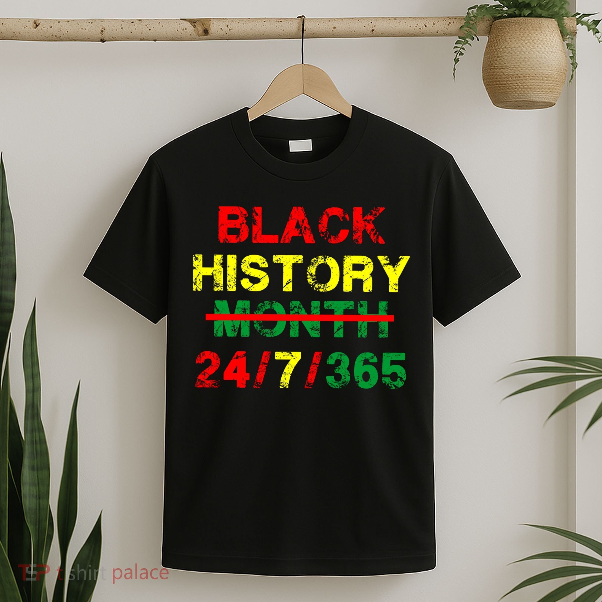 Black History Month 24/7/365 African Melanin T-Shirt
