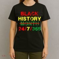 Black History Month 24/7/365 African Melanin T-Shirt thumb 4
